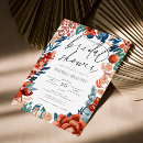 Search for bohemian bridal shower invitations Modern
