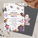 Search for watercolor halloween invitations Little boo