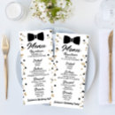 Search for black and gold menus Birthday party