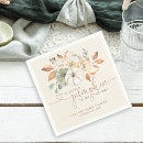 Search for fall floral napkins Elegant