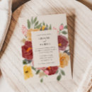 Search for autumn wedding invitations Botanical
