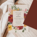 Search for autumn wedding invitations Botanical