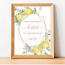 Search for lemon bridal shower posters Guess how many kisses