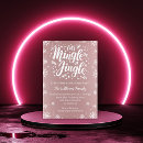 Search for jingle and mingle invitations Pink
