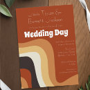 Search for brown and orange wedding invitations Bohemian