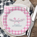 Search for navy and pink plates Rustic