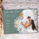 Search for botanical save the dates Sage green