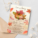 Search for autumn bridal tea party invitations Pumpkin