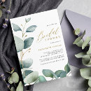 Search for eucalyptus bridal shower invitations Foliage
