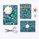 Search for fish scale wrapping paper Green