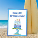 Search for surfboard birthday cards Waves