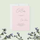 Search for modern simple elegant invitations Oh baby