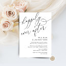 Search for after elopement party invitations Black and white