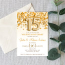 Search for gold confetti wedding invitations Glitter