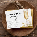 Search for vino before vows invitations Cheers to love