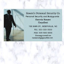 Search for bodyguard business cards Law enforcement