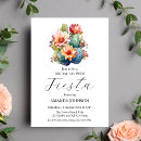 Search for floral fiesta bridal shower invitations Cactus