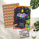 Search for kids luau party invitations Hawaiian