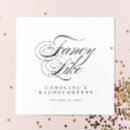 Search for fancy cocktail wedding napkins Black and white