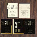 Search for beige and gold birthday invitations Simple