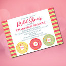 Search for doughnut bridal shower invitations Pink
