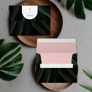 Search for tropical wedding envelopes Palm tree