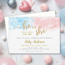 Search for gender reveal invitations Modern