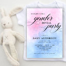 Search for gender reveal invitations modern