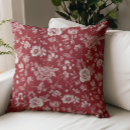 Search for red toile cushions Flowers