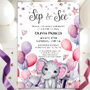 Search for sip and see invitations Pink
