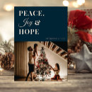 Search for peace joy and hope seasonal cards Script