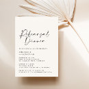 Search for simple rehearsal dinner invitations Minimal
