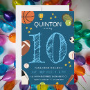 Search for kids tennis invitations Blue