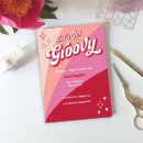 Search for groovy bridal shower invitations Bold