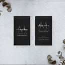 Search for office cleaning business cards Black and white