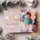 Search for boho rainbow 1st birthday invitations Hippie