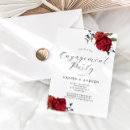 Search for romantic engagement party invitations Botanical