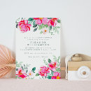 Search for hot pink baby shower invitations Watercolor