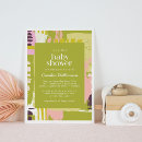 Search for lime baby shower invitations Colourful