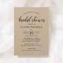 Search for kraft paper bridal shower invitations Chic