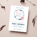 Search for sea life baby shower invitations Under the sea
