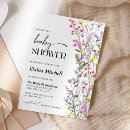 Search for watercolor floral baby shower invitations Rustic boho floral