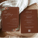 Search for fall winter wedding invitations Floral