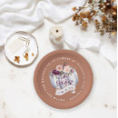 Search for rustic baby shower plates Pink