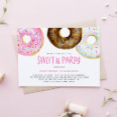 Search for pink doughnut invitations Girly