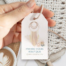 Search for boutique hang tags Boho