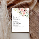 Search for blush bridal shower invitations Botanical