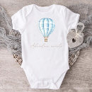Search for adventure awaits baby clothes Hot air balloon