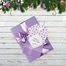 Search for purple christmas gift tags Winter