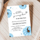 Search for blue baby shower invitations Fall